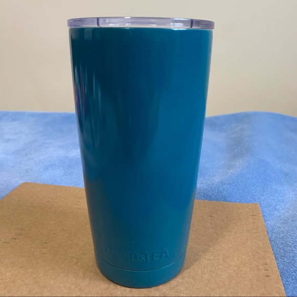 David's Tea Perfect Tumbler Deep Teal color 20oz - Picture 1 of 6